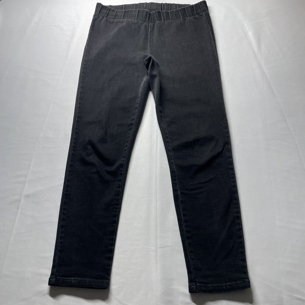 Soft Surroundings Women Pull On Jeggings Gray Skinny Size L